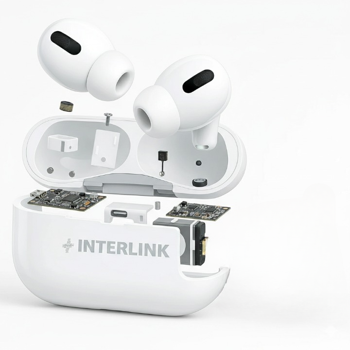 Interlink AirPods Pro 1st Generation delivers true wireless stereo audio with noise cancelling technology and long battery life — offering Pakistani audio enthusiasts a premium TWS earbud experience at Rs. 3,800 with free home delivery