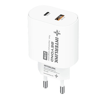 Interlink BEYOND 25W Dual Port Fast Charger — Buy Online in Pakistan
