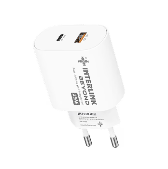 Interlink BEYOND 25W Dual Port Fast Charger — Buy Online in Pakistan