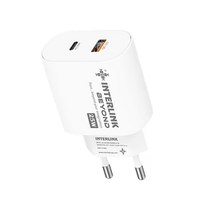 Interlink BEYOND 25W Dual Port Fast Charger — Buy Online in Pakistan