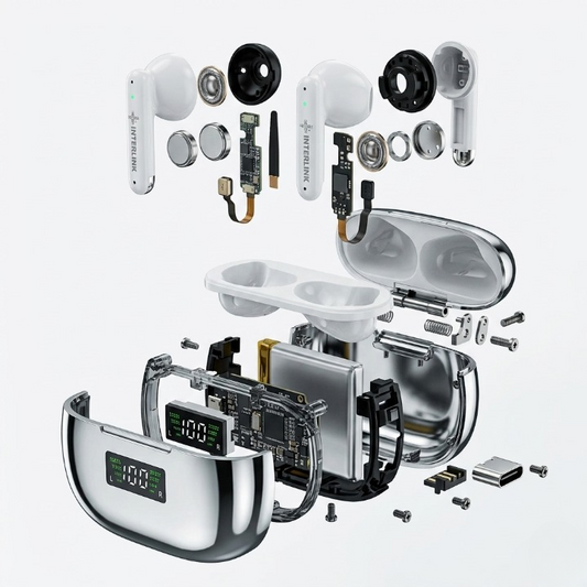 Interlink Fusion Wireless Earbuds, designed for users who want premium sound, modern style, and true wireless freedom.
