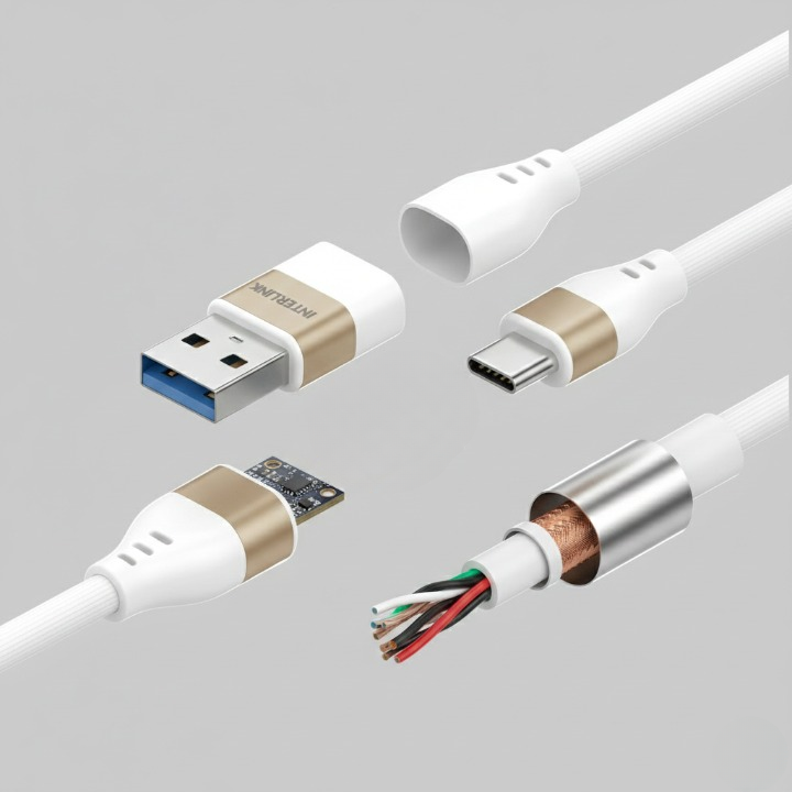 Prime Plus Type-C Cable 2.4A | Fast Charging USB-C Cable for Android & Iphone Devices