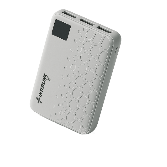 AXE Power Bank 10000mAh – Dual USB Fast Charging Portable Power Bank