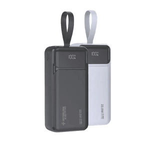 Nitro 30000mAh Power Bank 22.5W Fast Charging PD Built-in Cables Pakistan