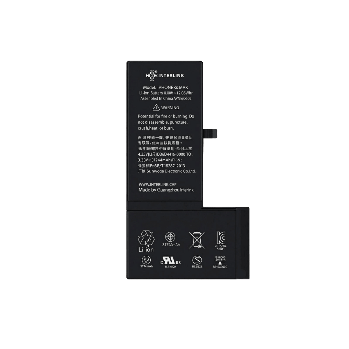 iPhone XS  Battery 3174 mAh, Original Quality Battery Apple-Grade Cell | Buy Online In Pakistan