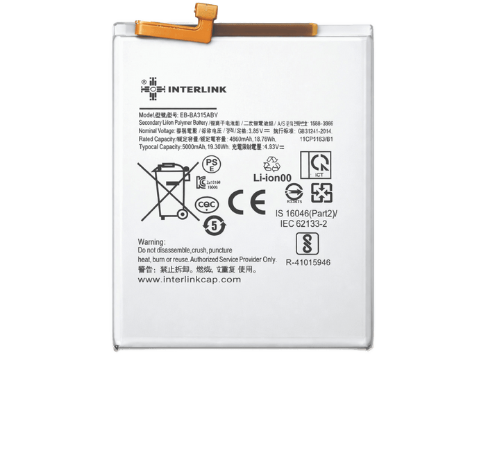 Samsung Galaxy A31 Battery-Samsung A grade Cell