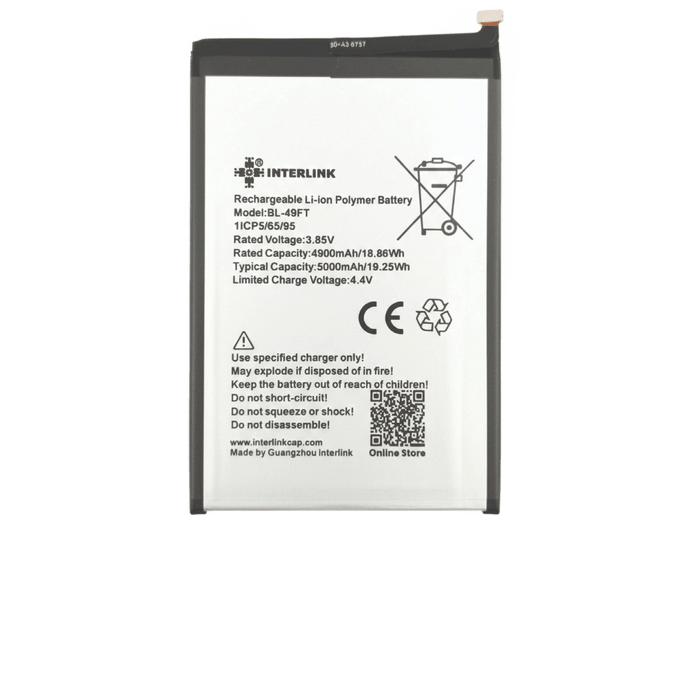 Tecno Camon 17 Battery – Model BL-49FT Compatible with CG6/ CG7