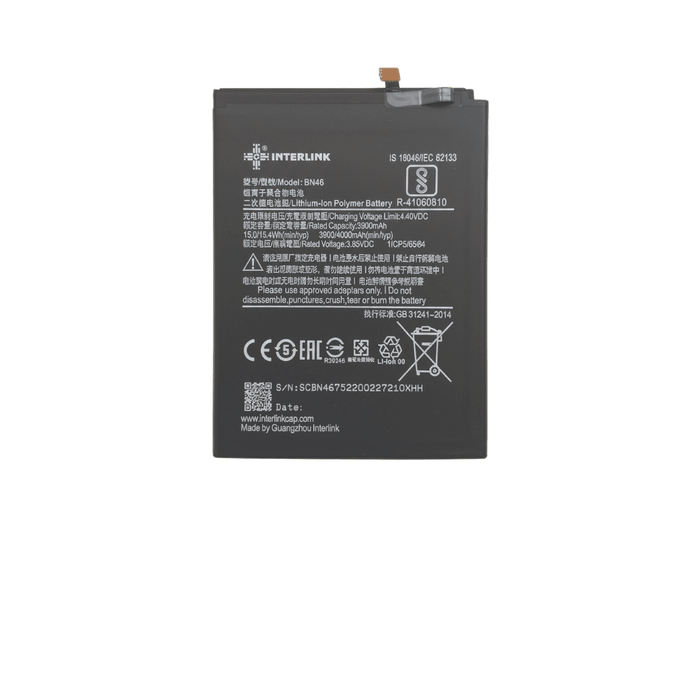 Xiaomi Redmi 7, Redmi Note 8- Model BN46 Mobile phone battery | Buy Online in Pakistan