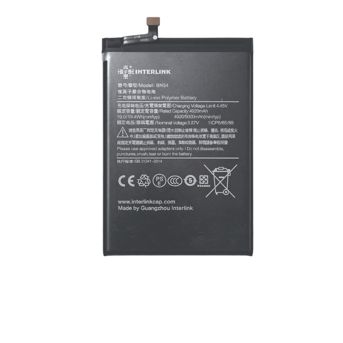 Xiaomi Redmi Note 9 Battery BN54 Original 5020mAh Replacement Pakistan