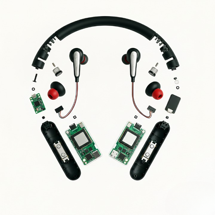 Sports Neckband – Wireless Bluetooth Neckband with Sweat-Resistant Design,Built-in Mic & Long Battery Life