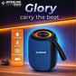Glory portable Bluetooth speaker featuring long battery life